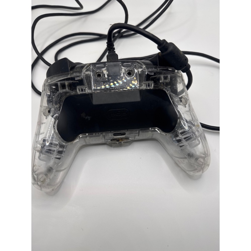 PDP Afterglow Deluxe+ Wired Controller Nintendo Switch Clear Excellent LED Audio - Picture 2 of 6